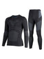 Men's Grey Ski Base Layer - Gsou Snow