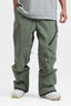 Men's Army Green Multi-Pocket Venting Snow Pants Baggy Ski Pants - Gsou Snow
