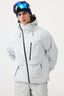 Men's White Face Vented Multi-pocket Snow Jacket Fully Waterproof Ski Jacket - Gsou Snow
