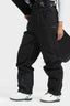 Women's Black Insulated Baggy Snow Pants With Detachable Suspenders Ski Pants - Gsou Snow