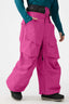 Men's Rose Baggy Snow Pants Utility Wear-resistant Ski Pants - Gsou Snow