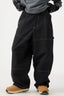 Women's Black Baggy Oxford Snow Pants Workwear Ski Pants - Gsou Snow