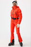 Women's Neon Orange Stain-resistant Down Ski Suit One-Piece Snowboard Suit - Gsou Snow