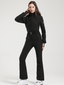 Women's Belted Flare Slim One Piece Ski Suits - Gsou Snow