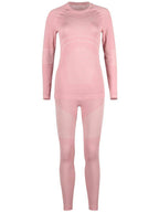 Women's  Pink Thermal Snowboard Underwear Ski Base Layer - Gsou Snow
