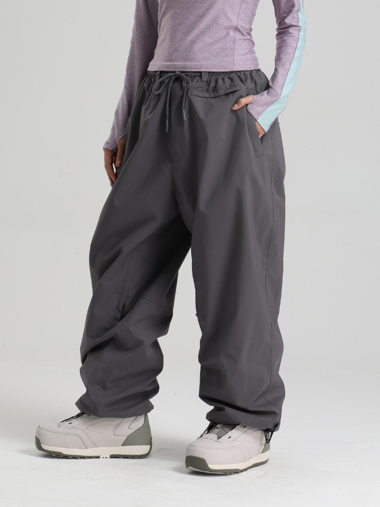 Women's Waterproof Snow Pants Sleek Baggy Snowboard Pants  – Gsou Snow