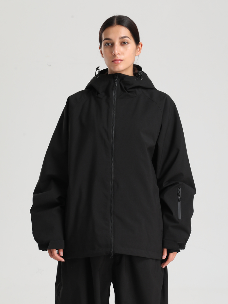 Women's Baggy Snow Jacket Sleek Oversized Snowboard Jacket – Gsou Snow