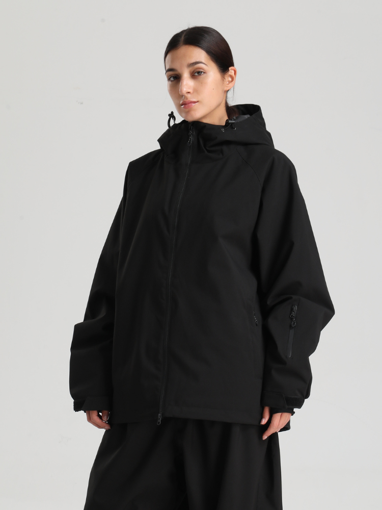Women's Baggy Snow Jacket Sleek Oversized Snowboard Jacket – Gsou Snow