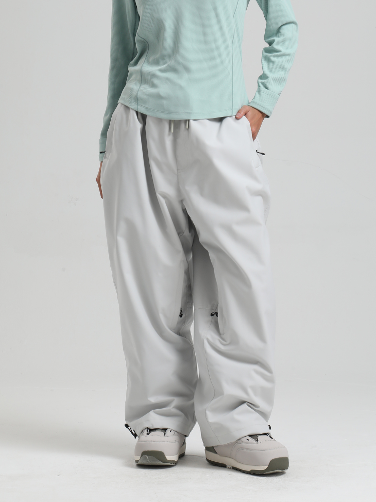 Women's Waterproof Snow Pants Sleek Baggy Snowboard Pants  – Gsou Snow