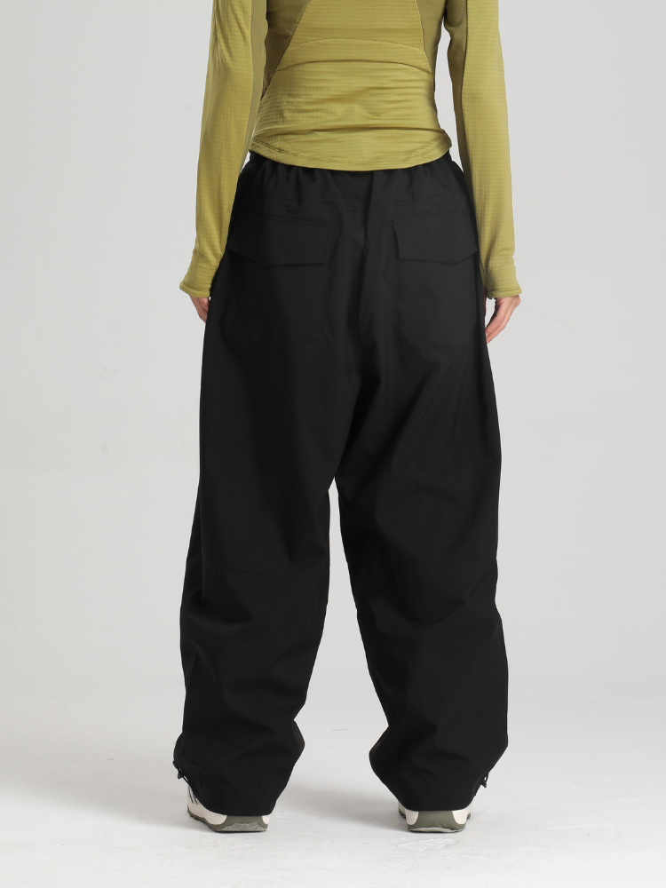 Women's Waterproof Snow Pants Sleek Baggy Snowboard Pants  – Gsou Snow