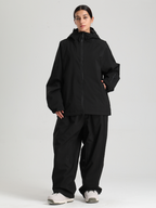 Women's Baggy Snow Jacket Sleek Oversized Snowboard Jacket – Gsou Snow