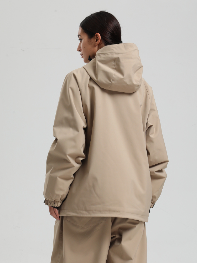 Women's Baggy Snow Jacket Sleek Oversized Snowboard Jacket – Gsou Snow