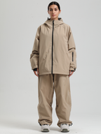 Women's Baggy Snowboard Jacket Bold Cow Print Snow Jacket – Gsou Snow