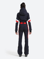 Women's Black Stylish Athleticism Ski Suit One-Piece Snowboard Suit - Gsou Snow
