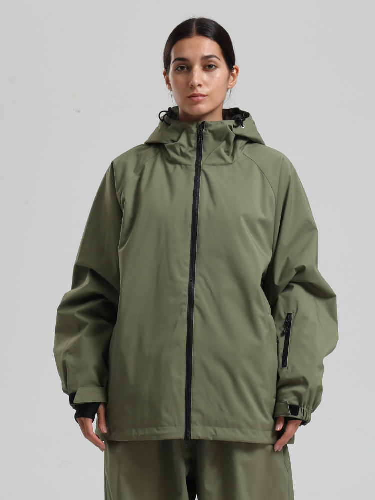 Women's Baggy Snow Jacket Sleek Oversized Snowboard Jacket – Gsou Snow