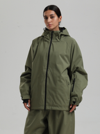 Women's Baggy Snow Jacket Sleek Oversized Snowboard Jacket – Gsou Snow