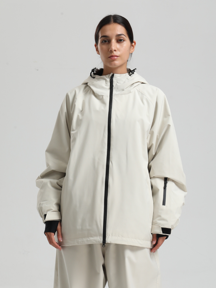 Women's Baggy Snow Jacket Sleek Oversized Snowboard Jacket – Gsou Snow