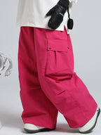 Women's Snow Pants Baggy Cargo Snowboard Pants - Gsou Snow