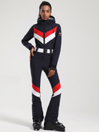 Women's Ski Jumpsuit Snowboard Jumpsuit Elegance Slim Ski Jumpsuit - Gsou Snow