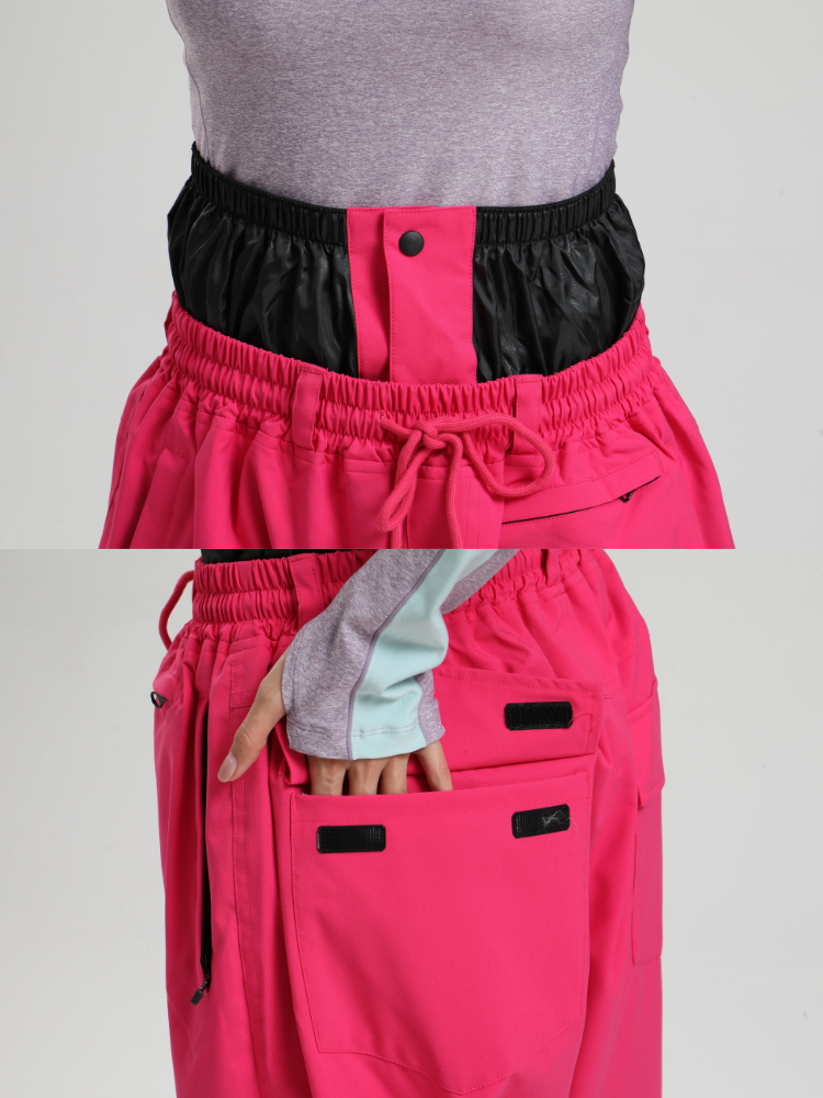 Women's Waterproof Snow Pants Sleek Baggy Snowboard Pants  – Gsou Snow