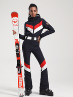 Women's Ski Jumpsuit Snowboard Jumpsuit Elegance Slim Ski Jumpsuit - Gsou Snow