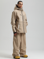 Men's Cargo Snowboard Jacket StormGuard Insulated Baggy Snow Jacket - Gsou Snow