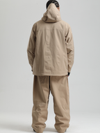 Men's Cargo Snowboard Jacket StormGuard Insulated Baggy Snow Jacket - Gsou Snow