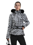 Women's Ski Jacket Chic Insulated Down Snow Jacket - Gsou Snow