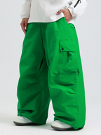 Women's Snow Pants Baggy Cargo Snowboard Pants - Gsou Snow