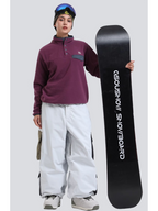Women's Baggy Snowboard Pants Color Block Double Cargo Snow Pants - Gsou Snow