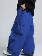 Women's Snow Pants Baggy Cargo Snowboard Pants - Gsou Snow