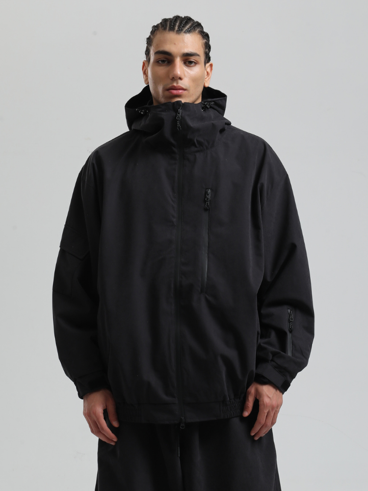 Men' Khaki Snowboard Jakcet Minimalist Freeride Snow Jacket – Gsou Snow