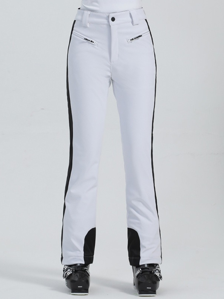 Women's Slim Ski Pants Elegant High Waist Snow Pants - Gsou Snow