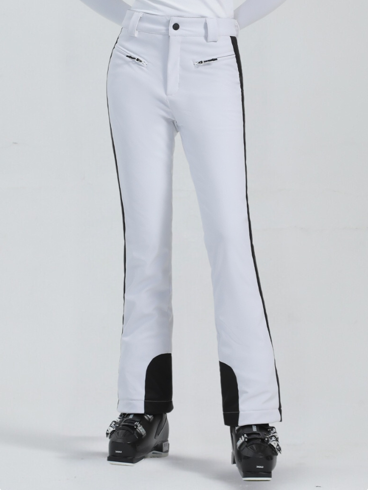 Women's Slim Ski Pants Elegant High Waist Snow Pants - Gsou Snow