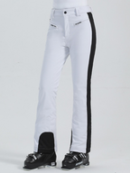 Women's Slim Ski Pants Elegant High Waist Snow Pants - Gsou Snow
