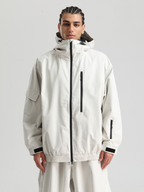 Men' Khaki Snowboard Jakcet Minimalist Freeride Snow Jacket – Gsou Snow