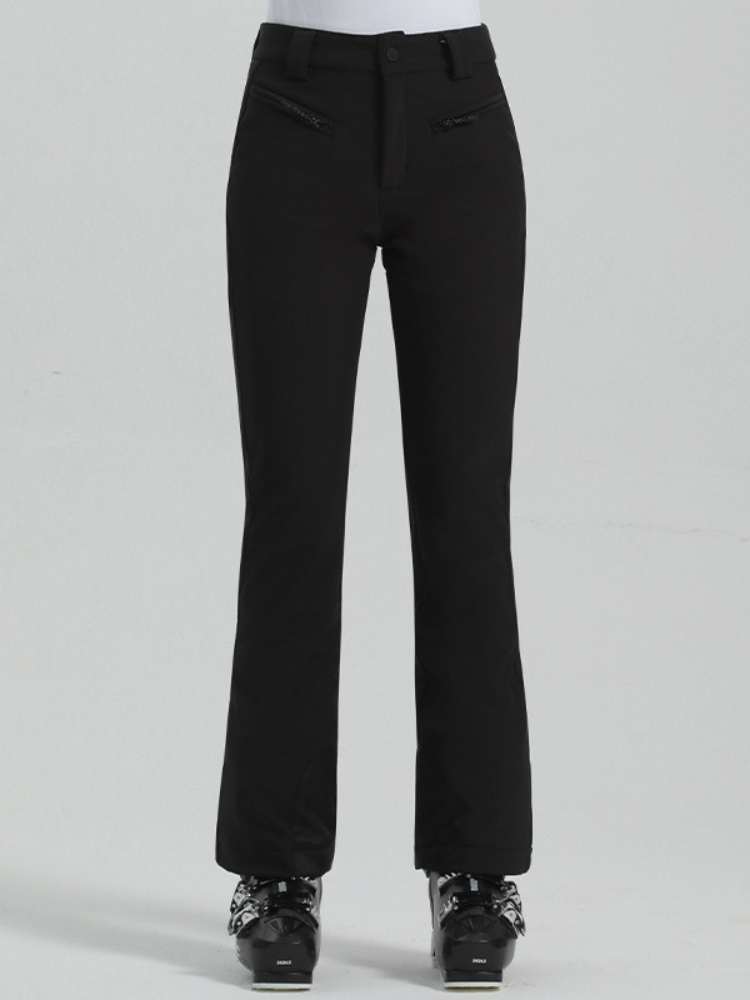 Women's Elegant High Waist Stretch Ski Pants - Gsou Snow