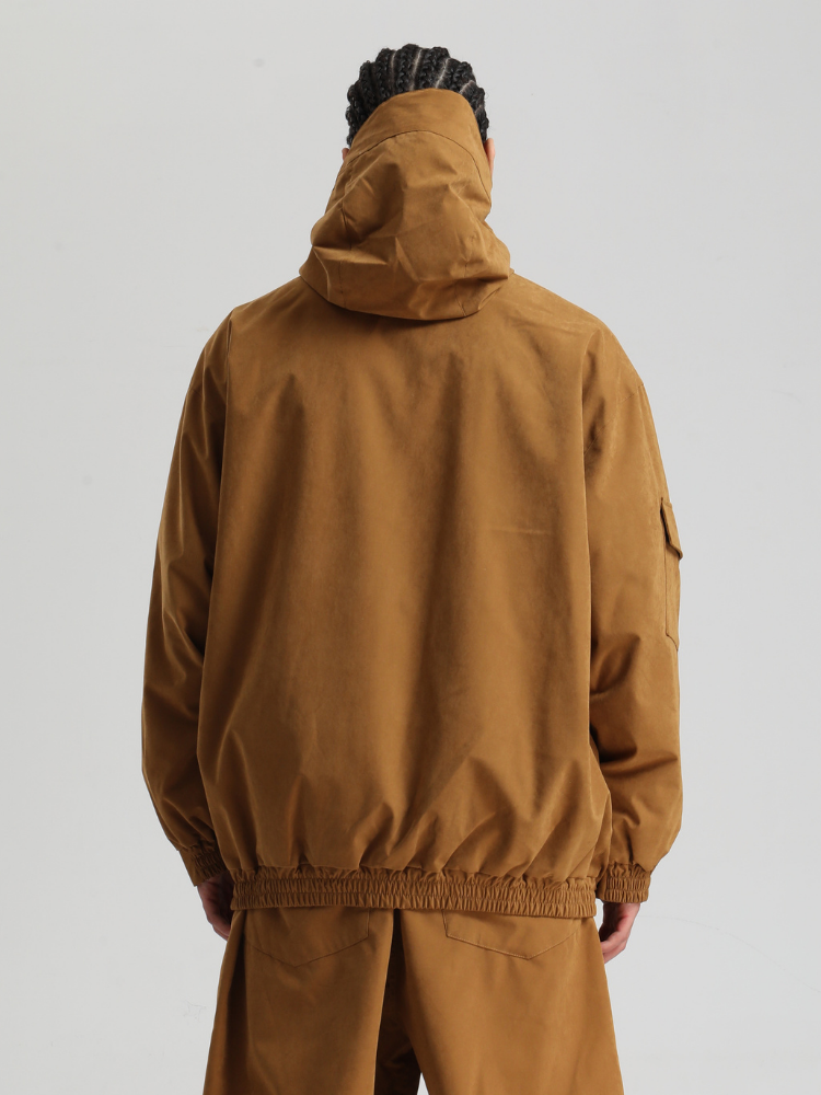 Men' Khaki Snowboard Jakcet Minimalist Freeride Snow Jacket – Gsou Snow