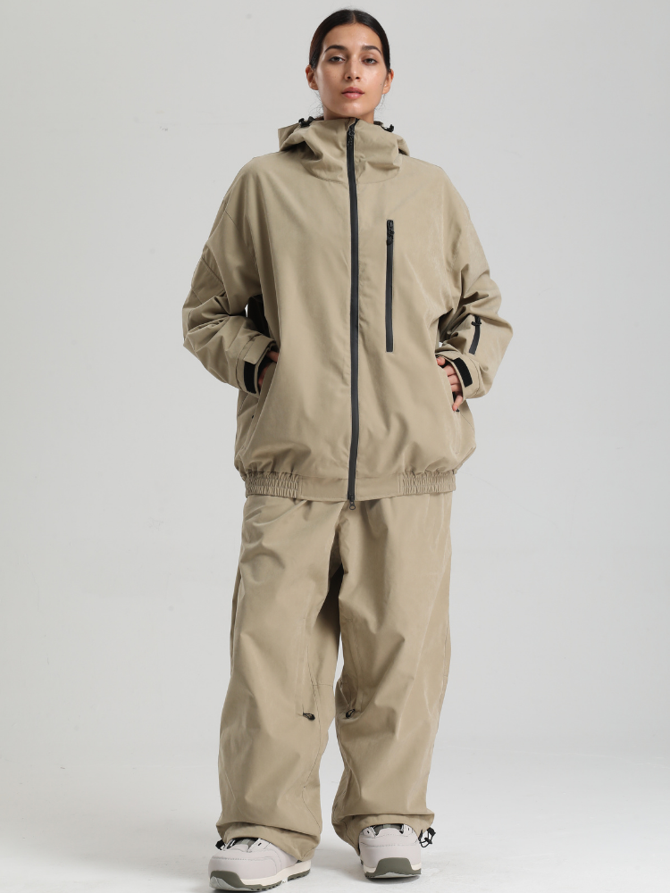 Women's Baggy Snwoboard Pants Minimalist Freeride Snow Pants – Gsou Snow