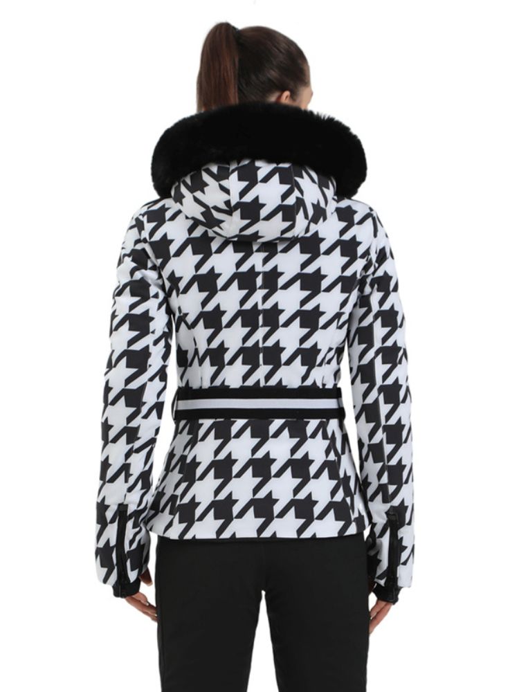 Women's Ski Jacket Chic Insulated Down Snow Jacket - Gsou Snow