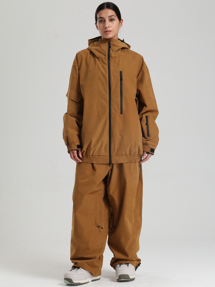 Women's Baggy Snwoboard Pants Minimalist Freeride Snow Pants – Gsou Snow