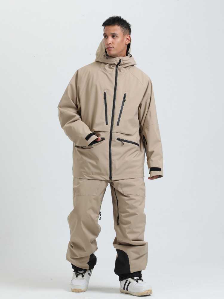Men's Baggy Snowboard Jacket Rider Cargo Snow Jacket - Gsou Snow