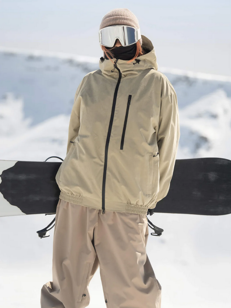 Women's Snow Jacket  Minimalist Freeride Baggy Snowboard Jacket – Gsou Snow