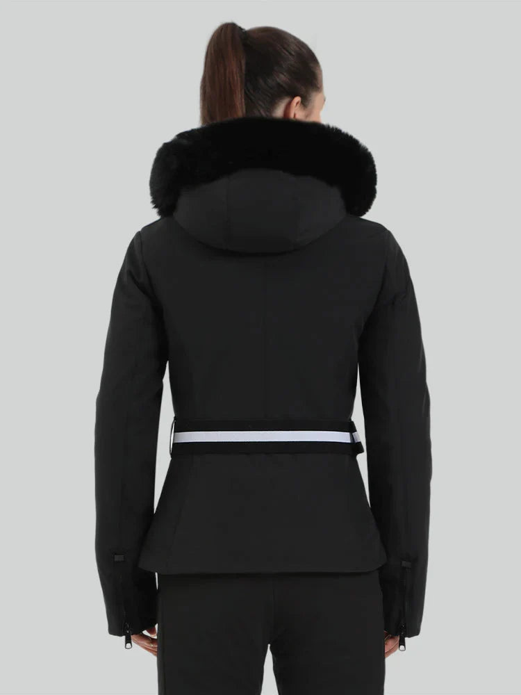 Women's Ski Jacket Chic Insulated Down Snow Jacket - Gsou Snow