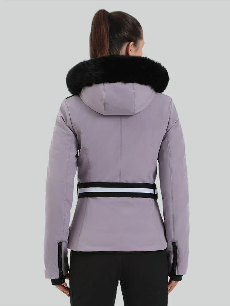 Women's Ski Jacket Chic Insulated Down Snow Jacket - Gsou Snow