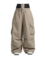 Men's Snow Pants Baggy Cargo Snowboard Pants - Gsou Snow