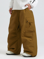 Men's Snow Pants Baggy Cargo Snowboard Pants - Gsou Snow