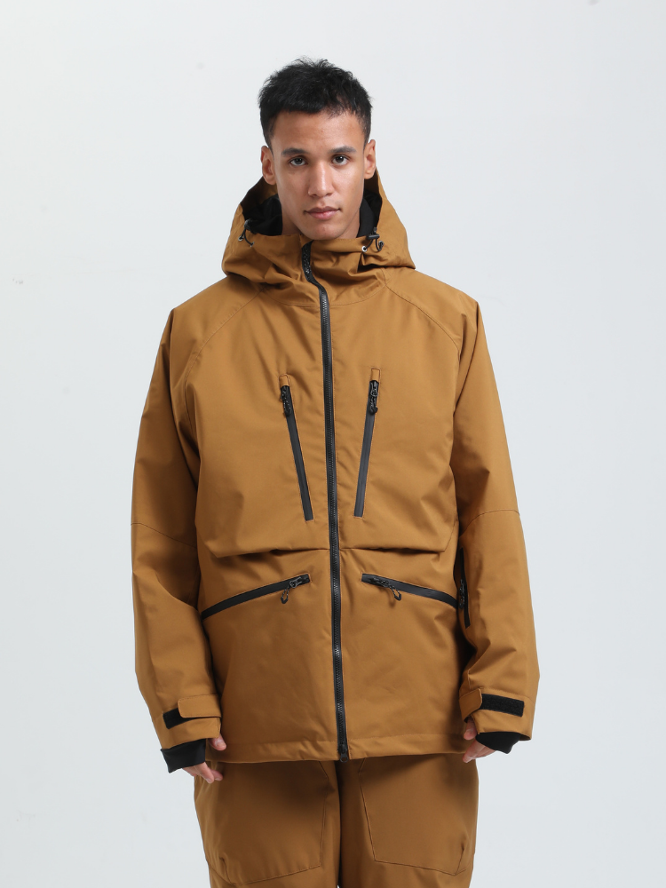 Men's Baggy Snowboard Jacket Rider Cargo Snow Jacket - Gsou Snow