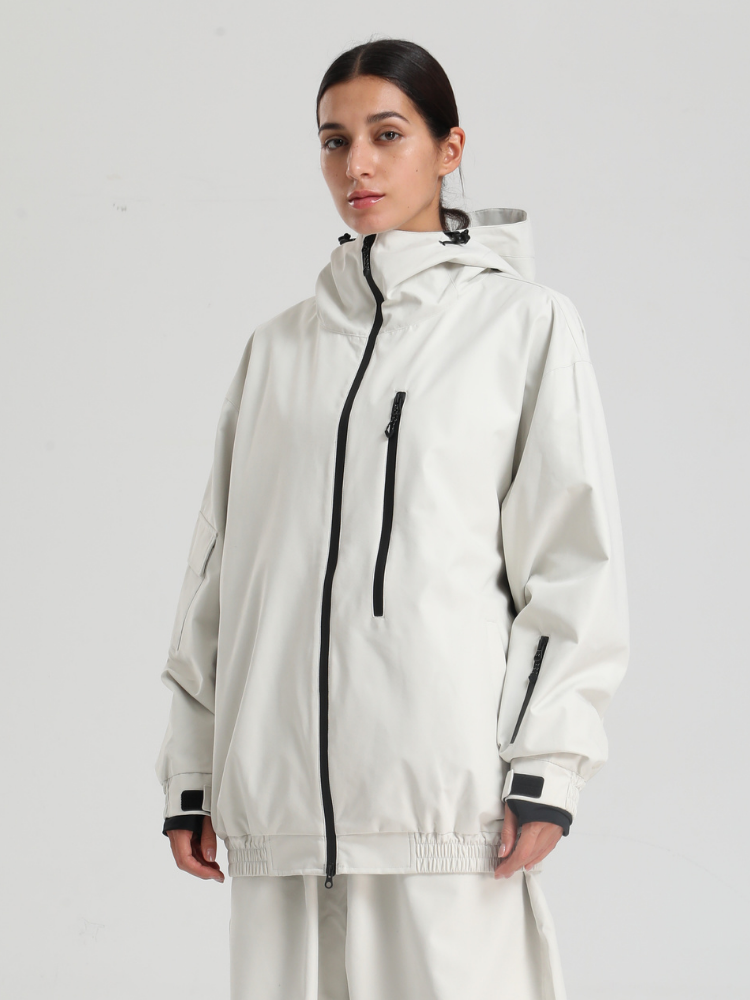 Women's Snow Jacket  Minimalist Freeride Baggy Snowboard Jacket – Gsou Snow