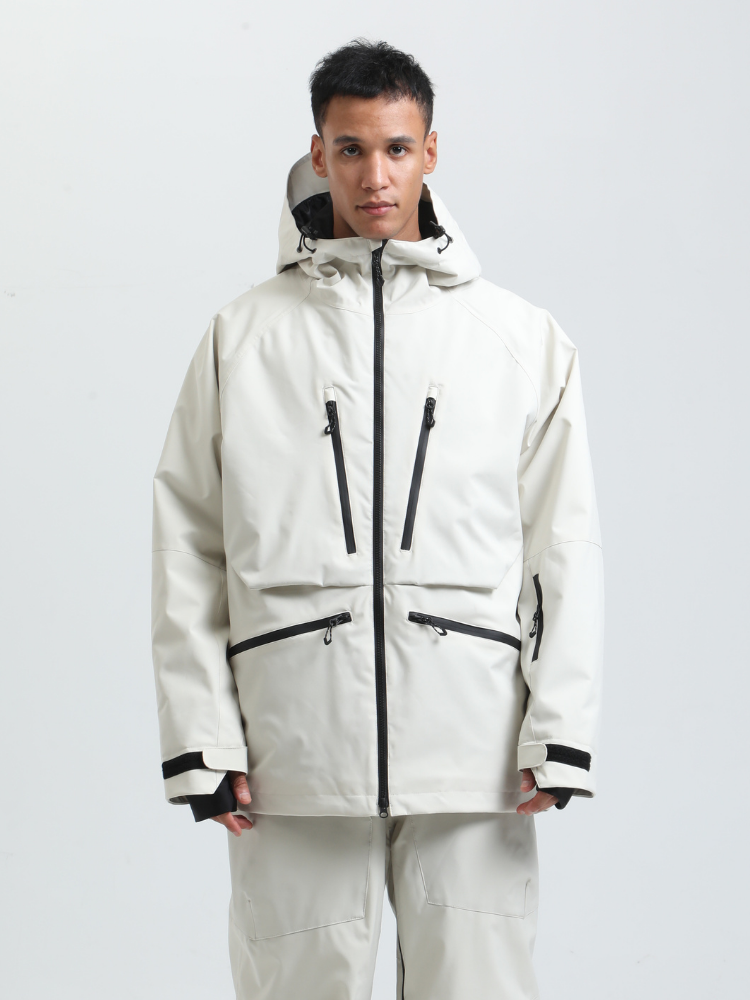 Men's Baggy Snowboard Jacket Rider Cargo Snow Jacket - Gsou Snow